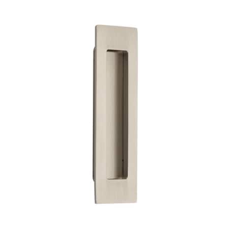 Patioplus 6 in. Modern Rectangular Flush Pull, Satin Nickel PA2667421